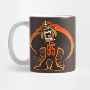 Go Browns BullDawg Whoosh #95 Mug